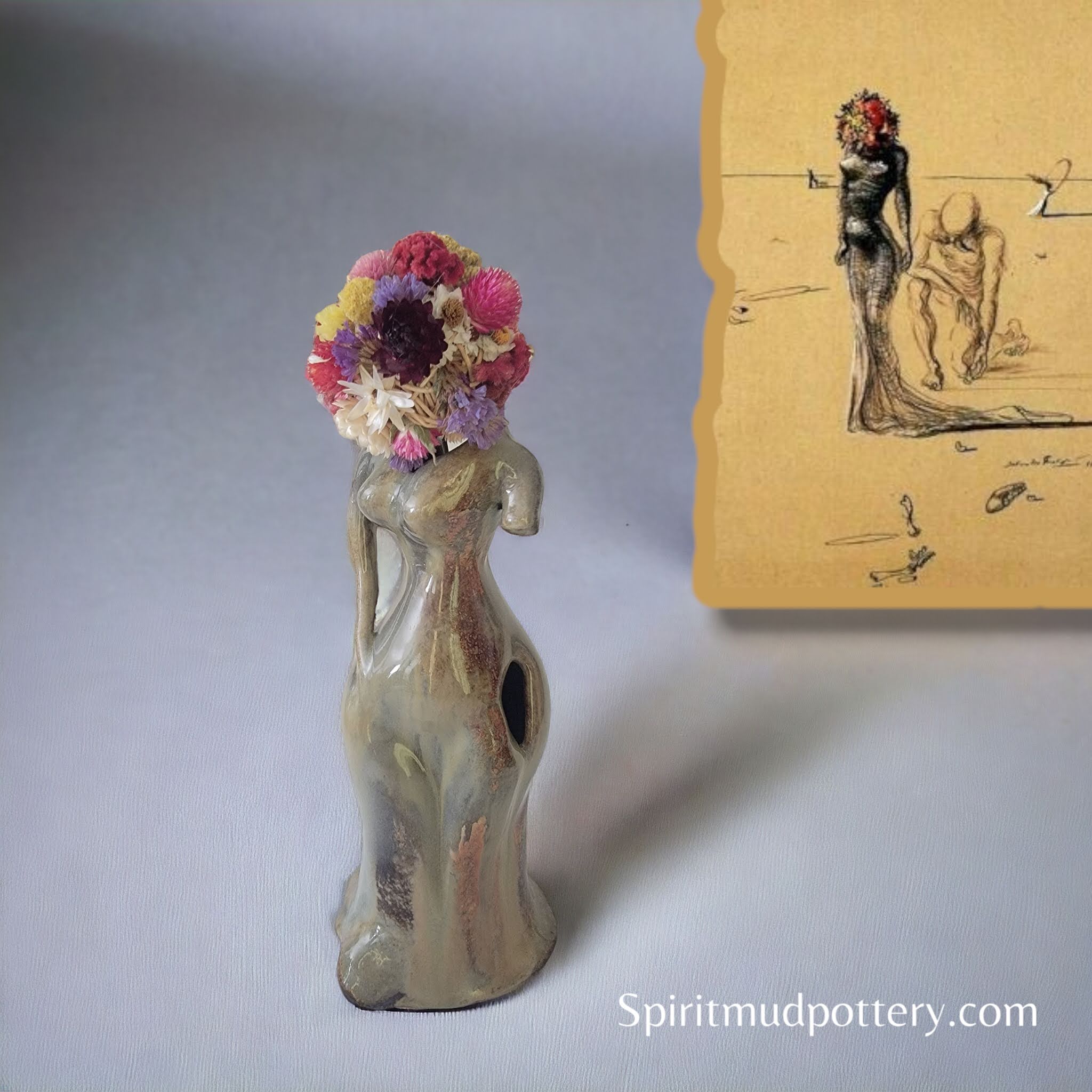 Salvador Dali-Inspired Spirit Figures